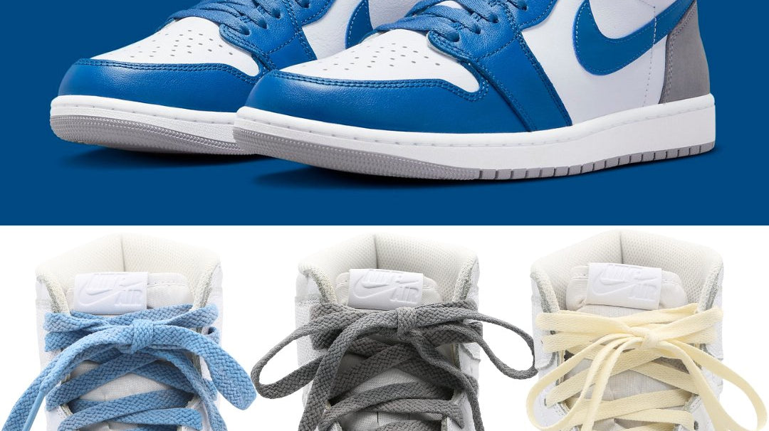 Best Lace Swaps For The Jordan 1 True Blue - Shoe Lace Supply