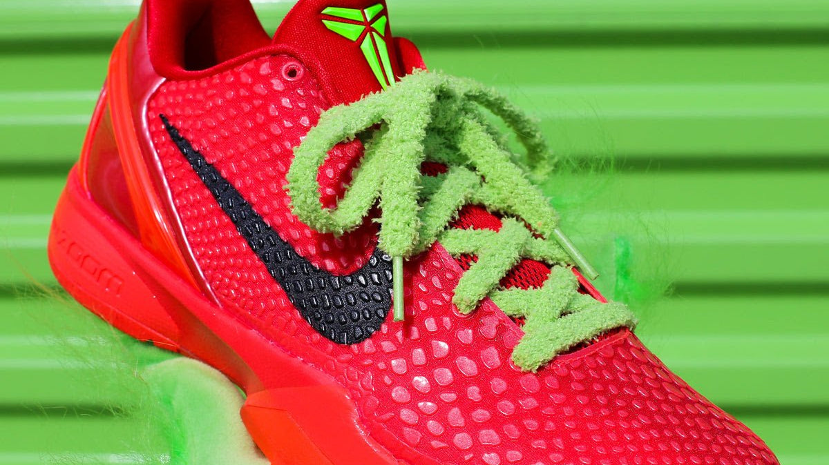 Grinch Green Fuzzy Laces: Upgrade your Kobe's and Beyond - Shoe Lace Supply