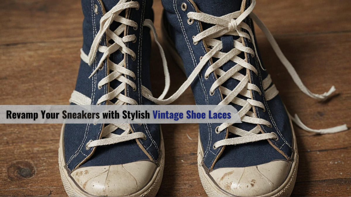 Revamp Your Sneakers with Stylish Vintage Shoe Laces – Shoe  display picture 1