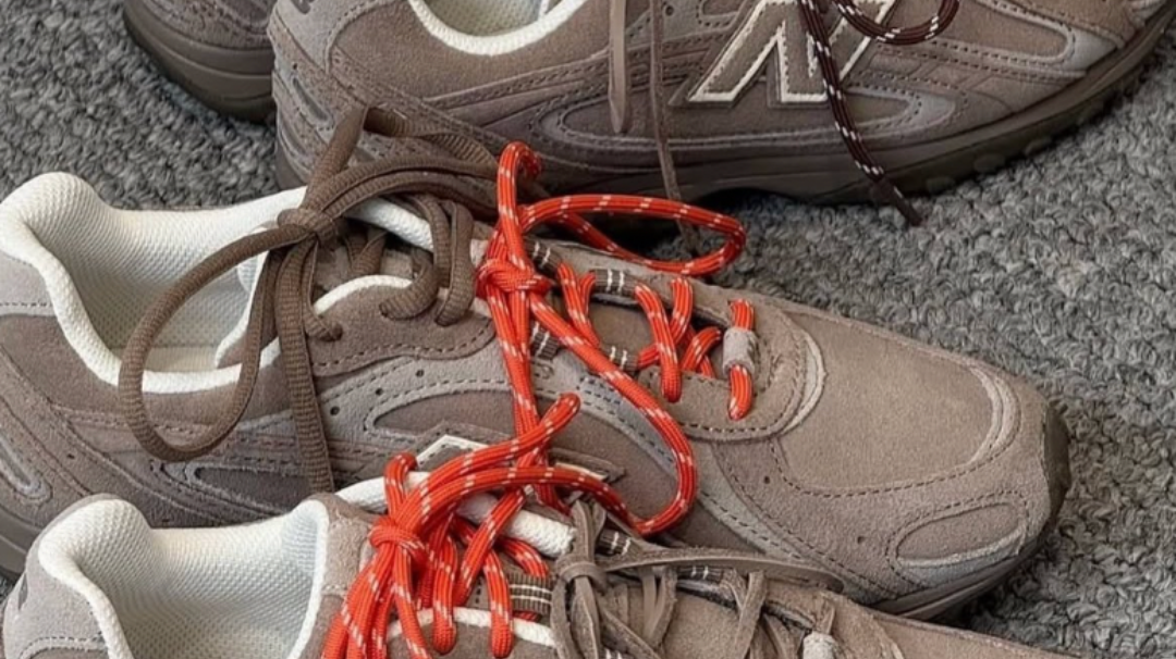 New balance double shoe lace 204L Suede