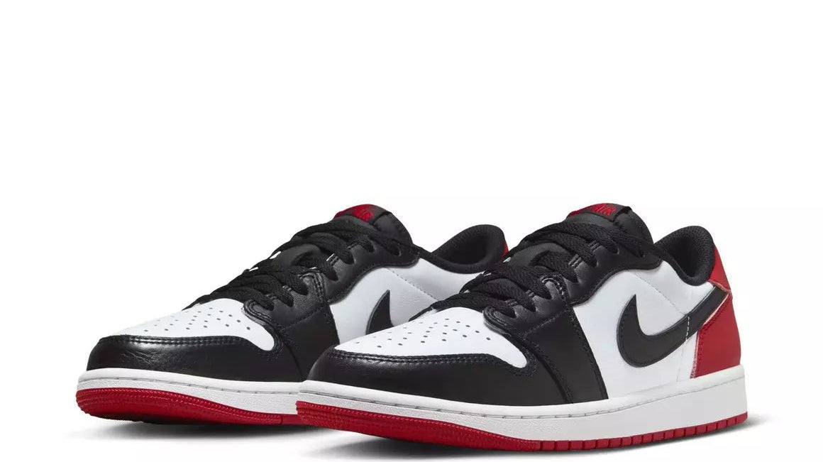 Lace Swaps for Your Air Jordan 1 Low Black Toes - Shoe Lace Supply