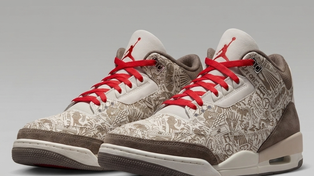 Best Shoe Laces for the Air Jordan 3 "Laser": Red & Sail Lace Swaps