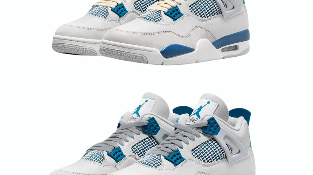Stand Out from the Crowd: Jordan 4 Military Blue Lace Swaps - Shoe Lace Supply