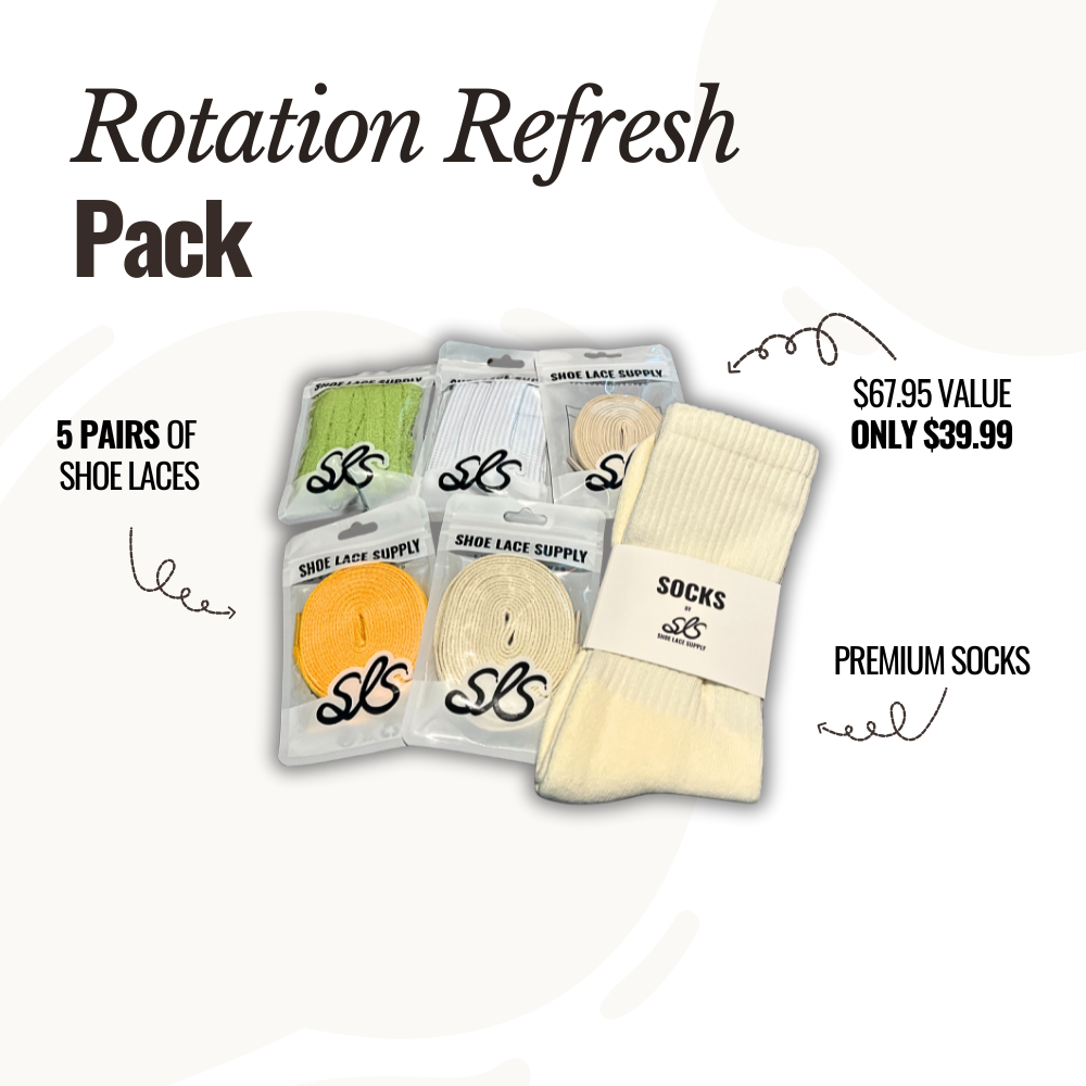 Rotation Refresh Pack (54" Shoe Lace & Sock Bundle) Shoe Lace Supply