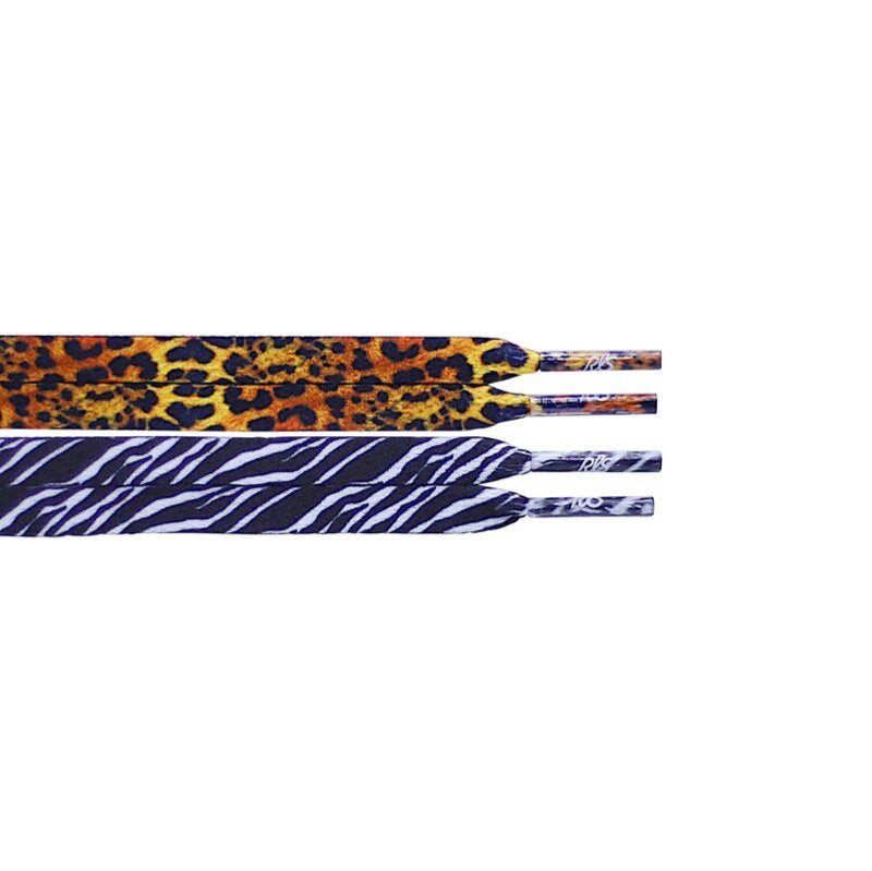 Flat Printed Shoe Laces - Animal - Shoe Lace Supply