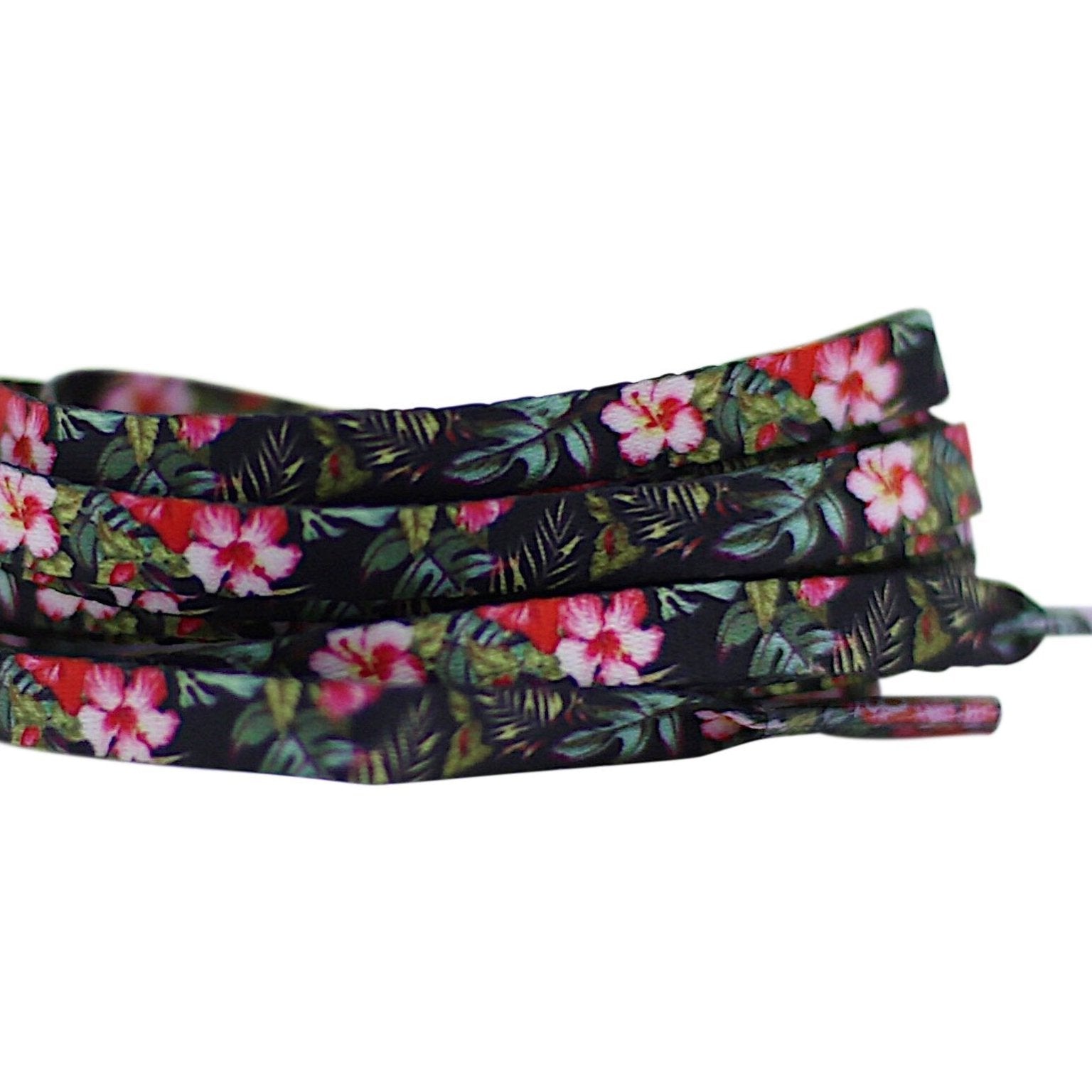 Flat Printed Shoe Laces - Floral - Shoe Lace Supply