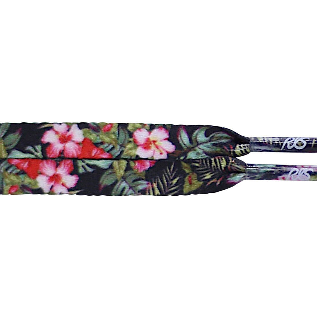 Flat Printed Shoe Laces - Floral - Shoe Lace Supply