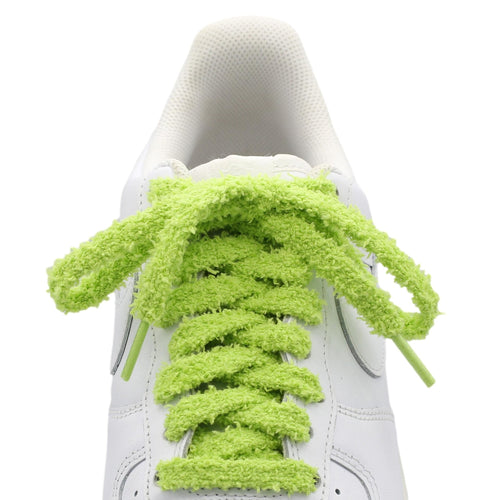 Grinch Green Shoe Laces - Shoe Lace Supply Fuzzy Shoe Laces