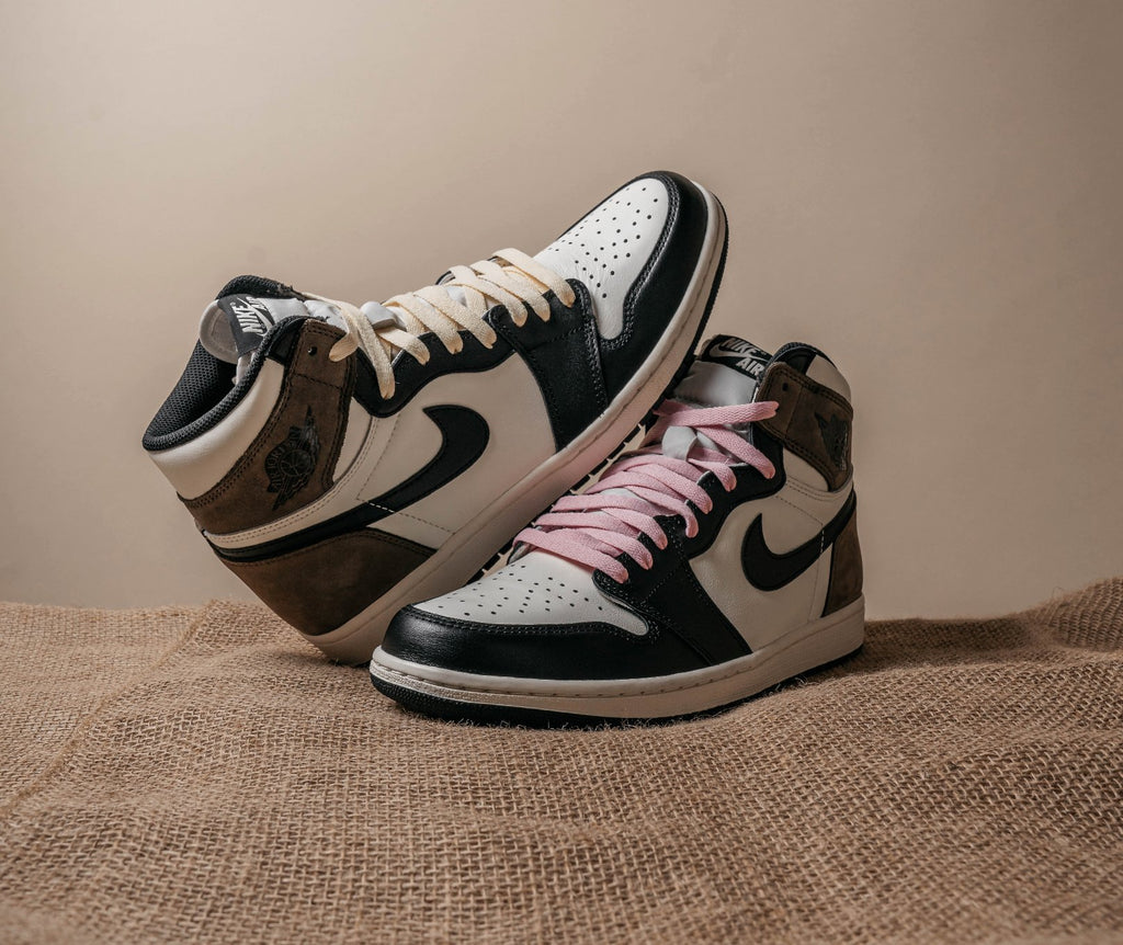 Jordan Mocha Laces Pink Lace Aj Mocca Mocha Jordan Pink Laces