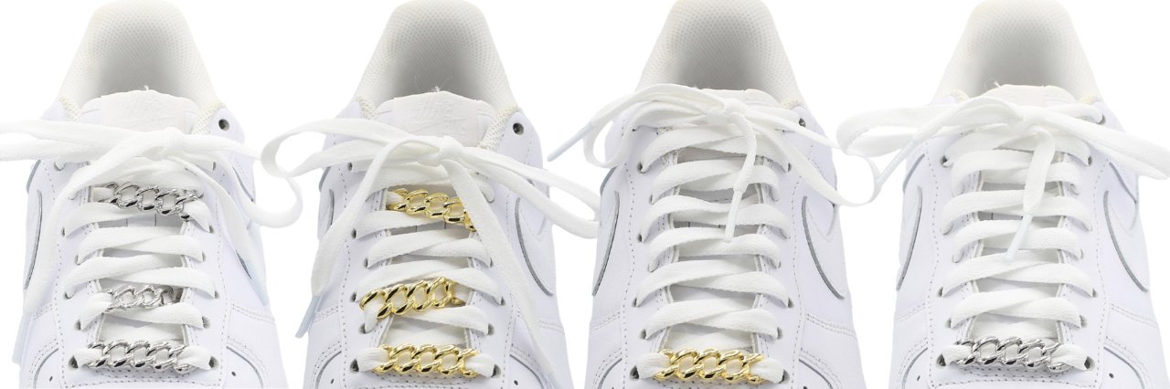 Cuban Link Lace Lock Charms Now Available - Shoe Lace Supply