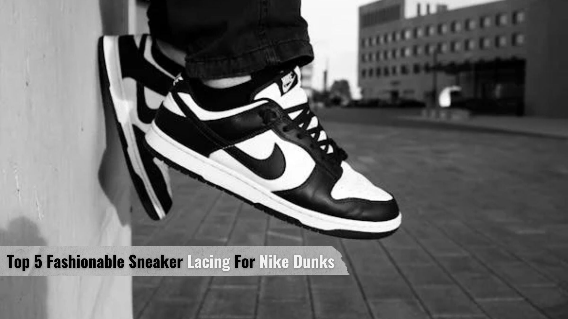 lace up dunks