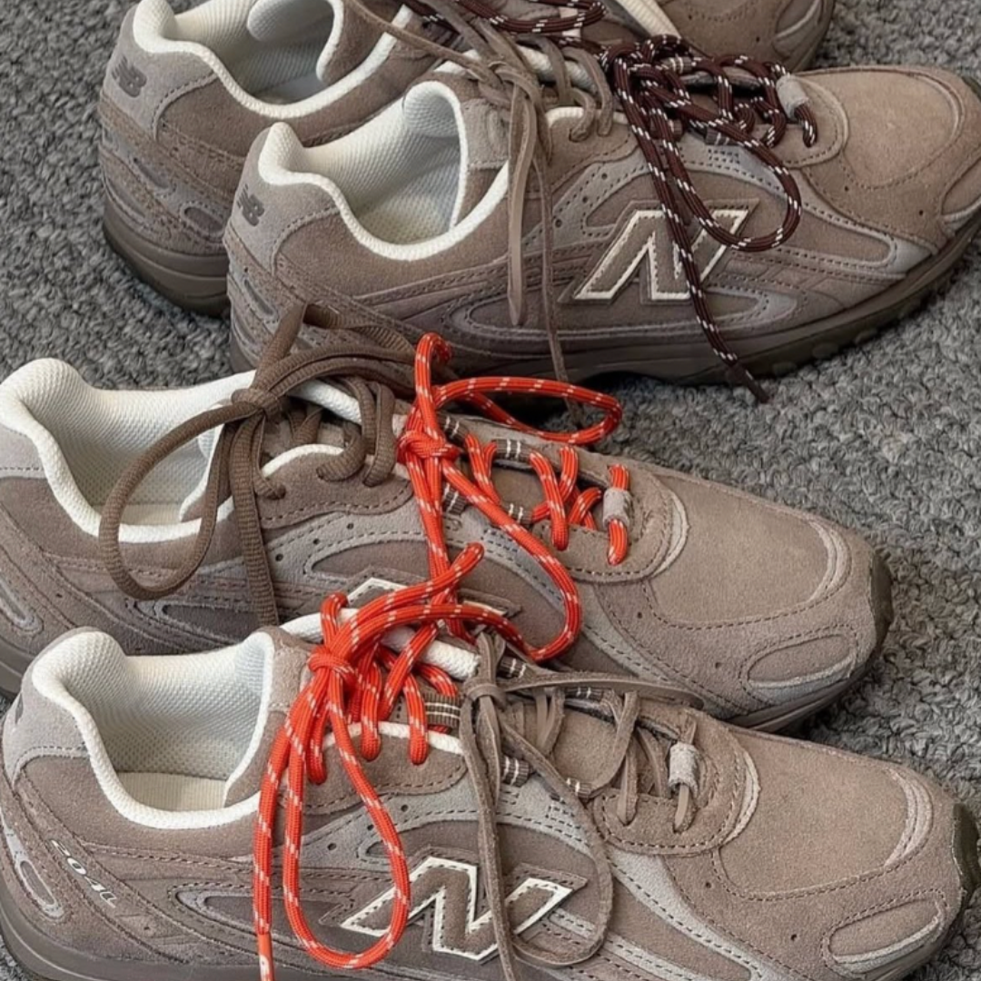 New balance double shoe lace 204L Suede
