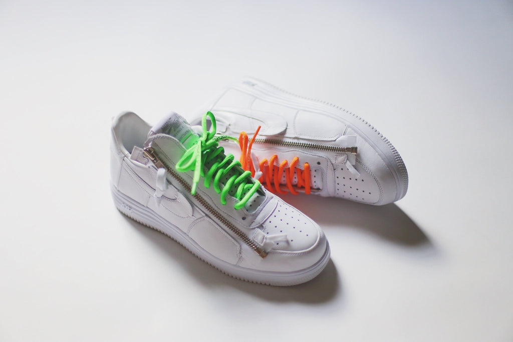 Off white green and orange clearance laces