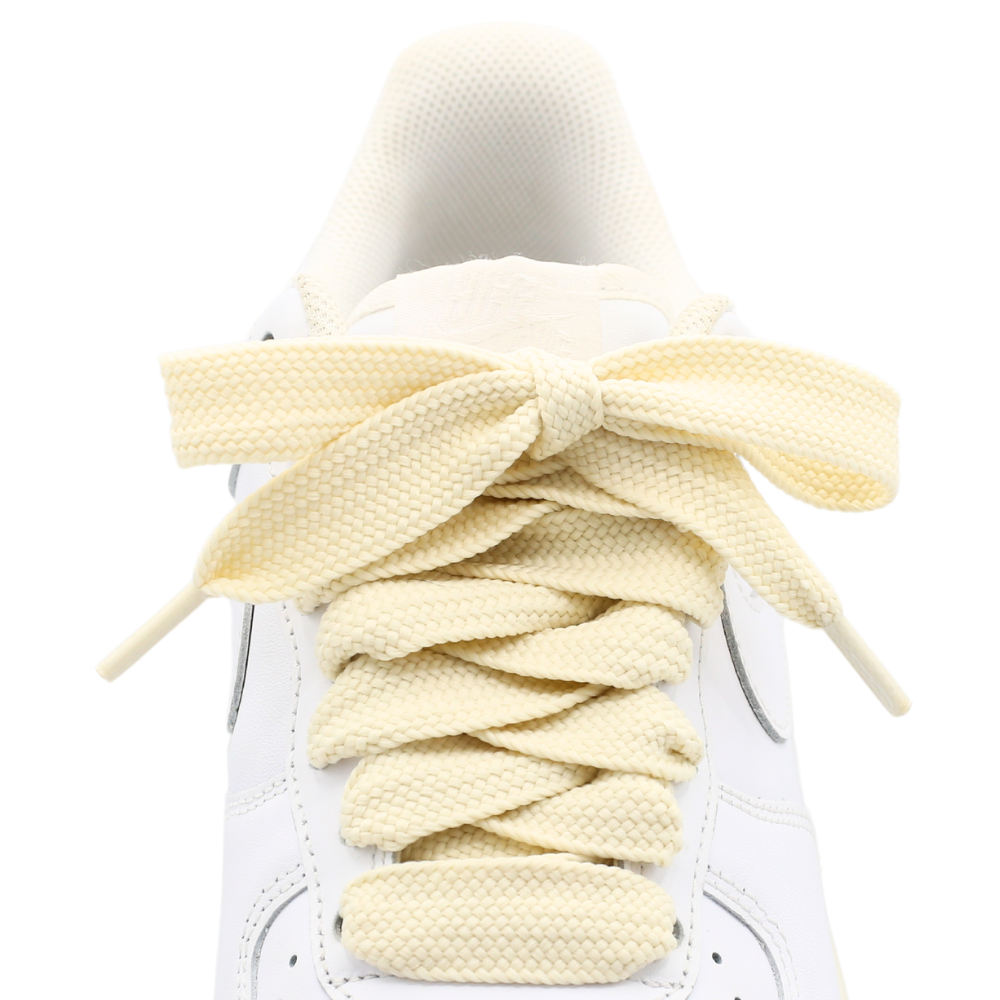 fat shoe laces sail cream
