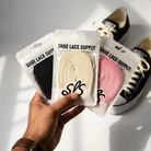 Converse Shoe Laces Packaging in Hand