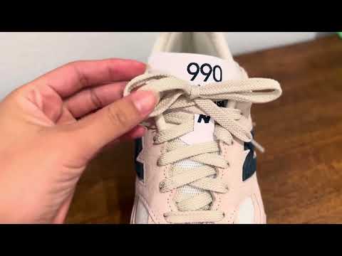 new balance shoe laces details 
