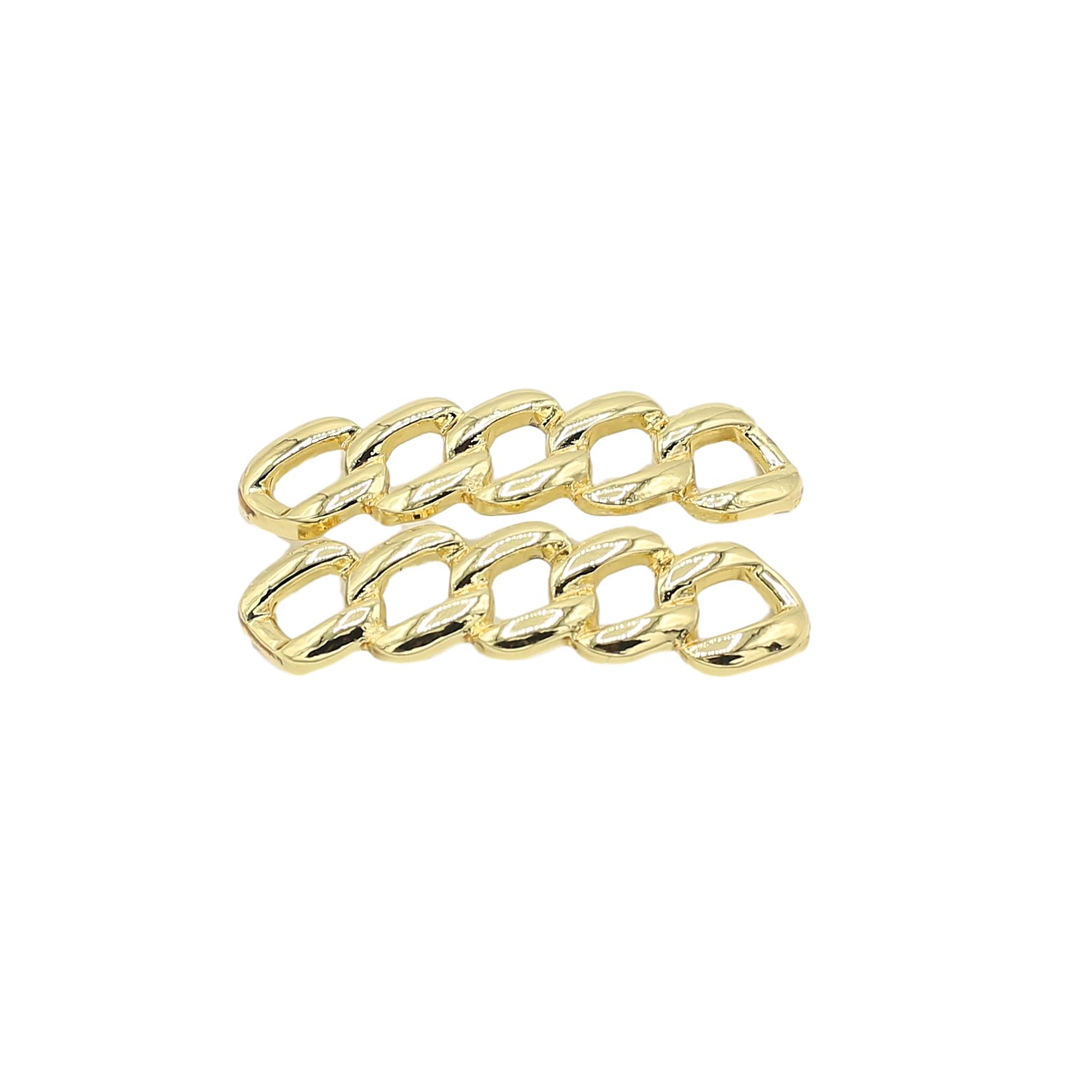 Chain-Link Lace Lock Charms Shoe Lace Supply