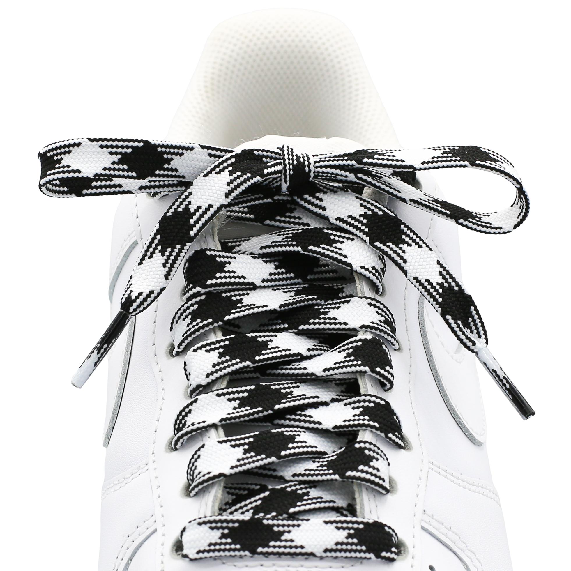 Black and white nike laces Clearance