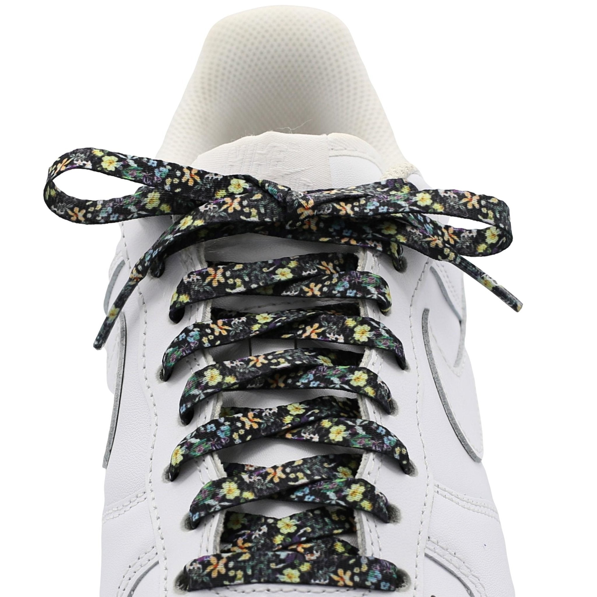 Flat Printed Shoe Laces - Floral - Shoe Lace Supply