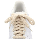 Fuzzy Shoe Laces - beige