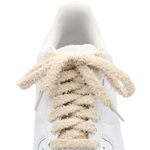 Fuzzy Shoe Laces - beige Fuzzy Shoe Laces