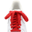 Fuzzy Shoe Laces red