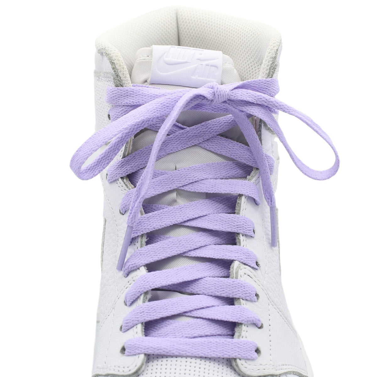 Flat polyester replacement laces for Air Force 1 High