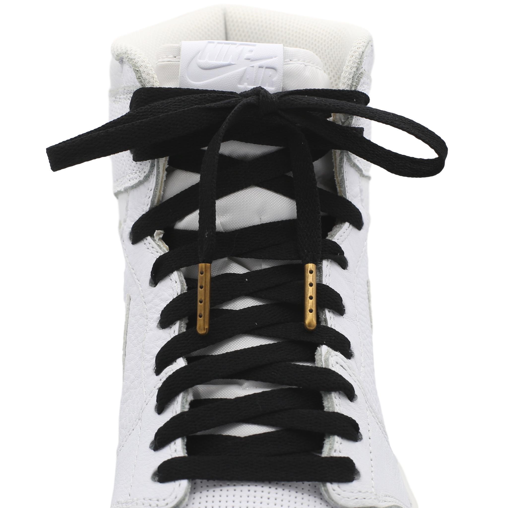 Jordan Flat Chrome Tipped Shoe Laces