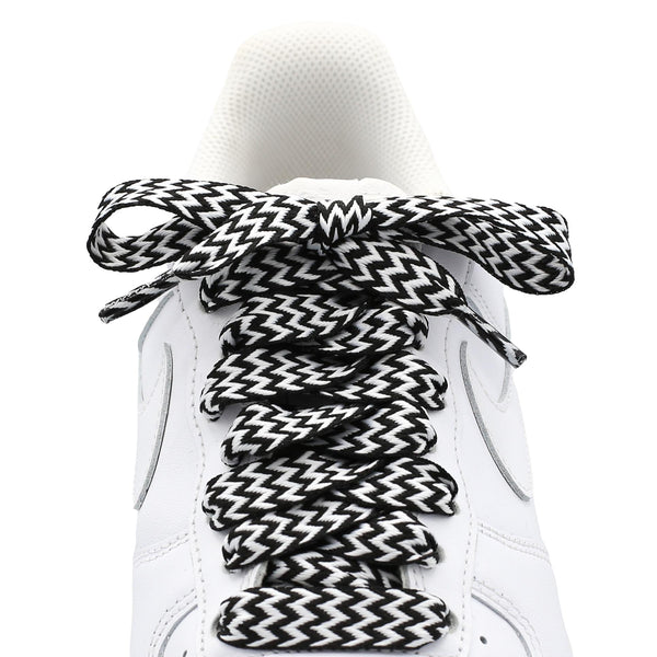 Zig-Zag Shoe Laces for Sneakers in 4 Colors